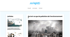 Desktop Screenshot of eco-logis95.com